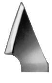 Aesculap, Hudtang, 10 mm. skråbid, 11,5 cm.