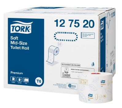 Tork Premium, T6, Toiletrulle, 90 meter, 27 ruller