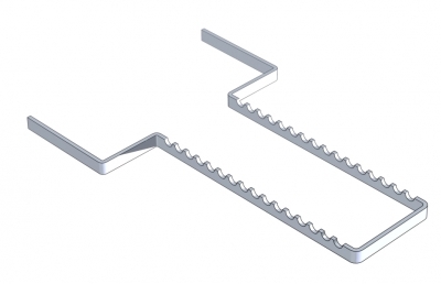 Indsats til aluminiumsbakke, instrumentholder