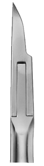 Aesculap, Negletang, Smalt lige bid, 13 cm.