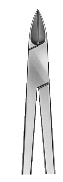 Aesculap, Hudsaks, 9 mm. lige bid, 10,5 cm.