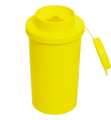 Kanylebøtte med låg