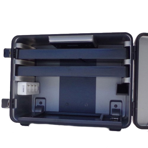 Hadewe, Udebehandlingskuffert, Grå, Trolley