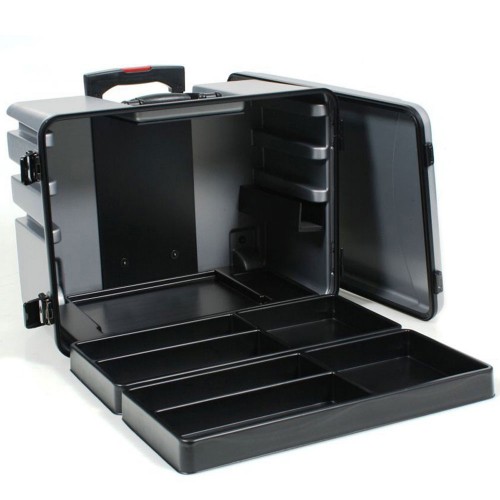 Hadewe, Udebehandlingskuffert, Grå, Trolley