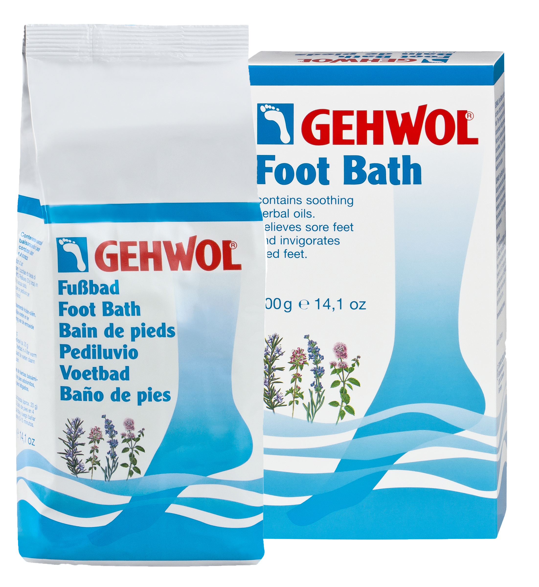 GEHWOL, Fodbadesalt, Blå, 400 gr.