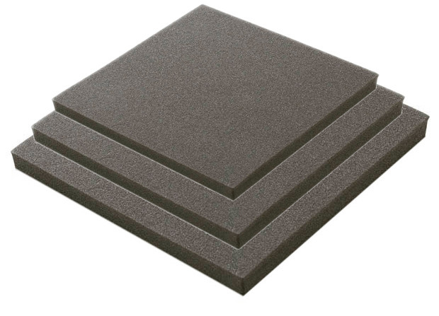 Plastazote LD45, 1,5 mm, grå, 100x50 cm.