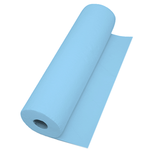 Lejepapir Wypall, blå, 1-lags, perf., br. 51 cm