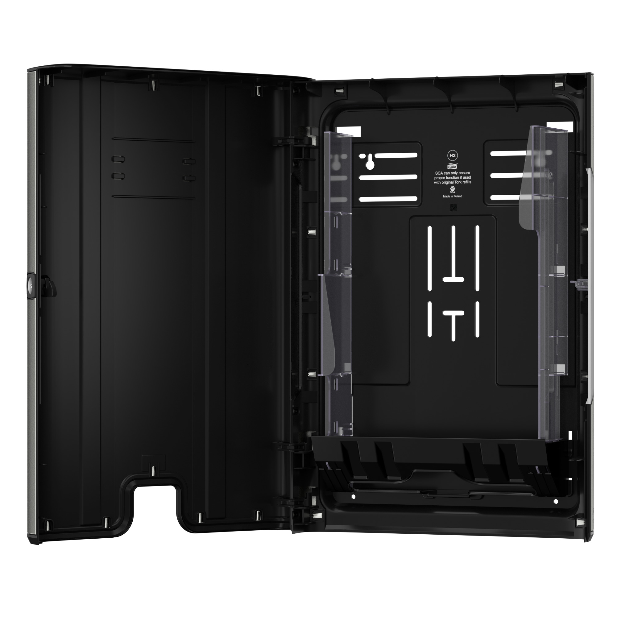 Tork H2, Håndklædeark Dispenser, Aluminium, Xpress