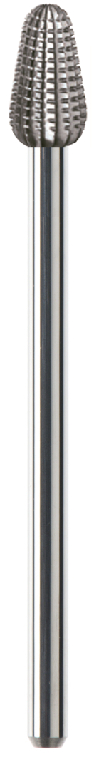 Fræser, tværhugget 060, kegleform, rustfri