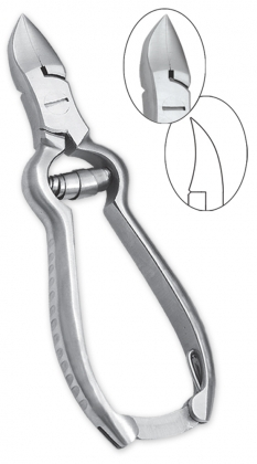 Kjærulff, Negletang, Spiralfjeder, Buet bid, 14 cm