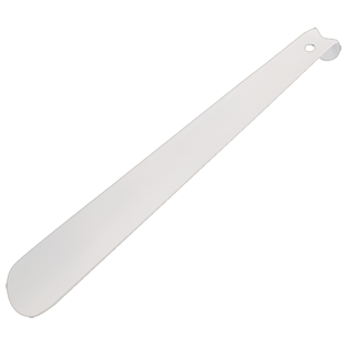 Skohorn, metal, 59 cm, hvid