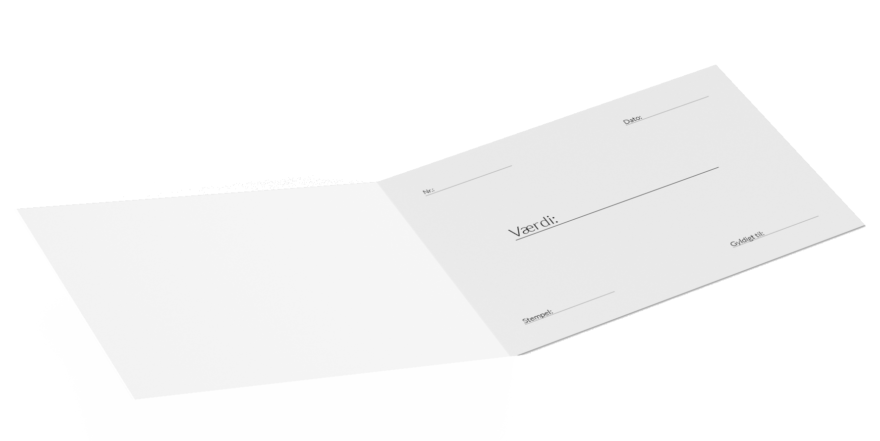 Gavekort, 10,5 x 15 cm, 10 stk.