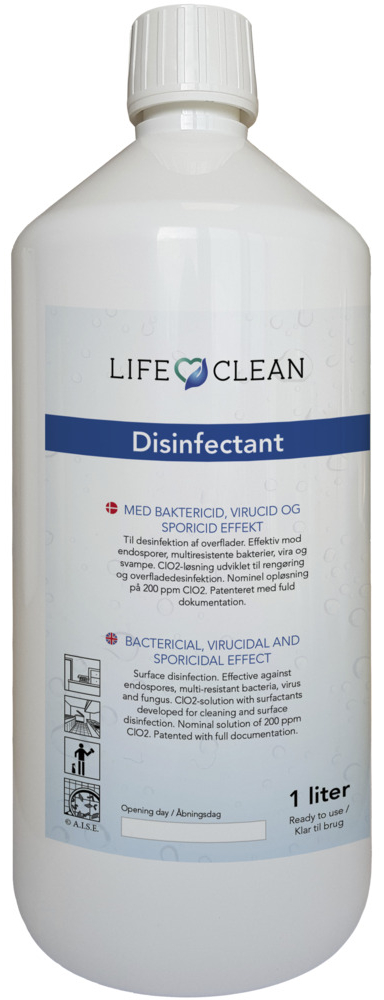 LifeClean, Overfladedesinfektion, til alle overflader