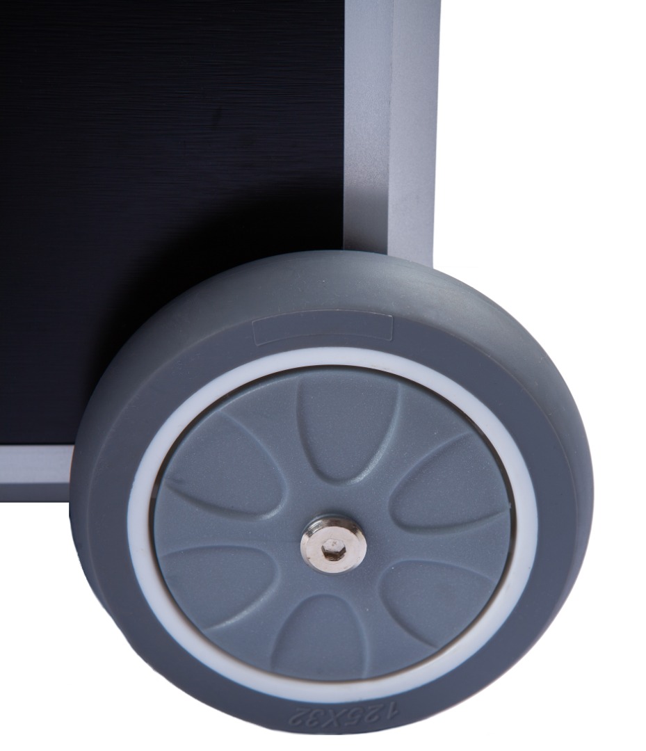 Udebehandlingskuffert, XL, Gummihjul, Trolley, Els