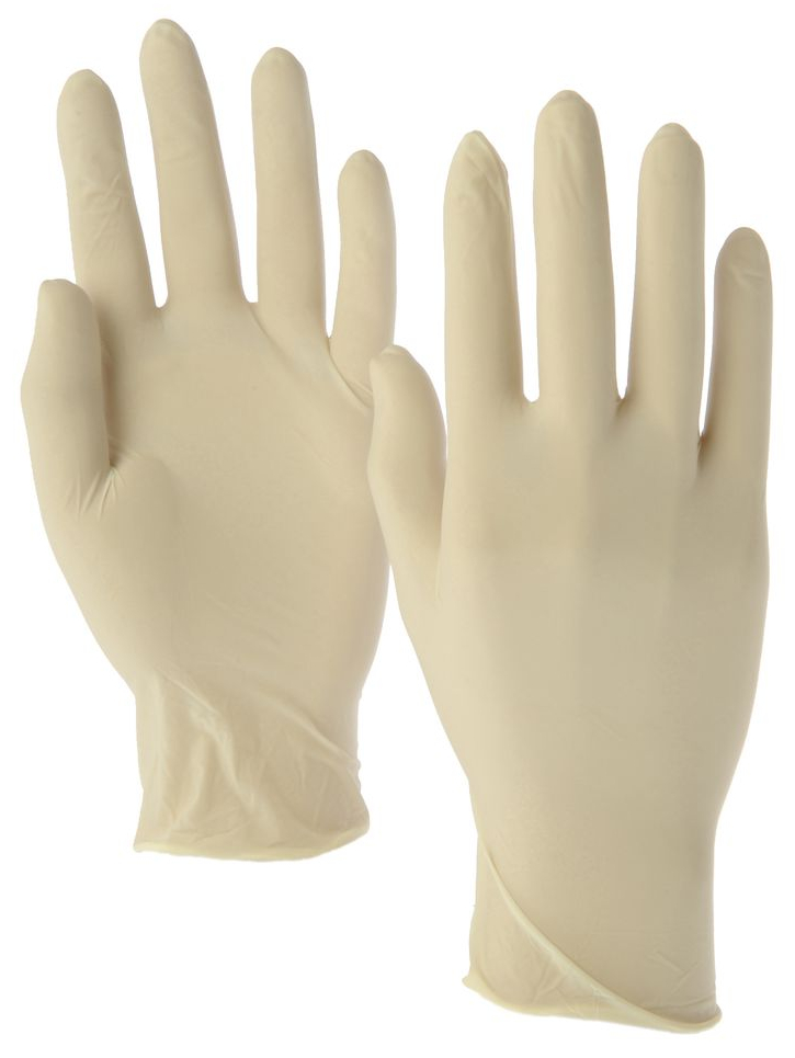 Abena, Latexhandsker, Classic, Hvid, 100 stk.