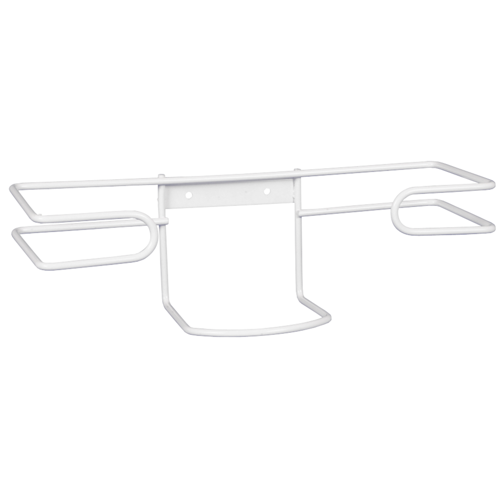 Handskestativ, Hvid metal, til 1 æske, Universal