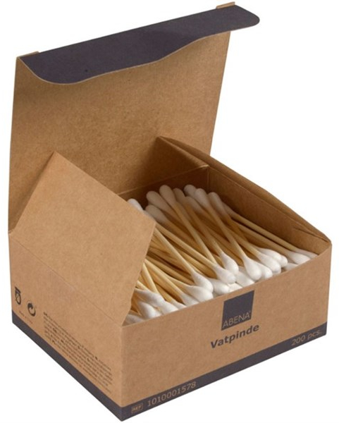 Vatpind, bambus/bomuld, 200 stk, usteril