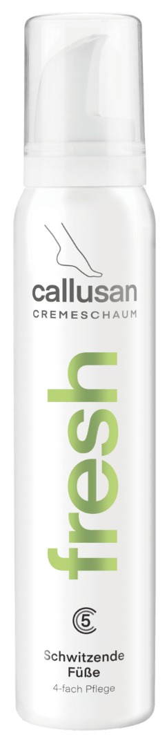 Callusan, skumcreme, Fresh, 125 ml.