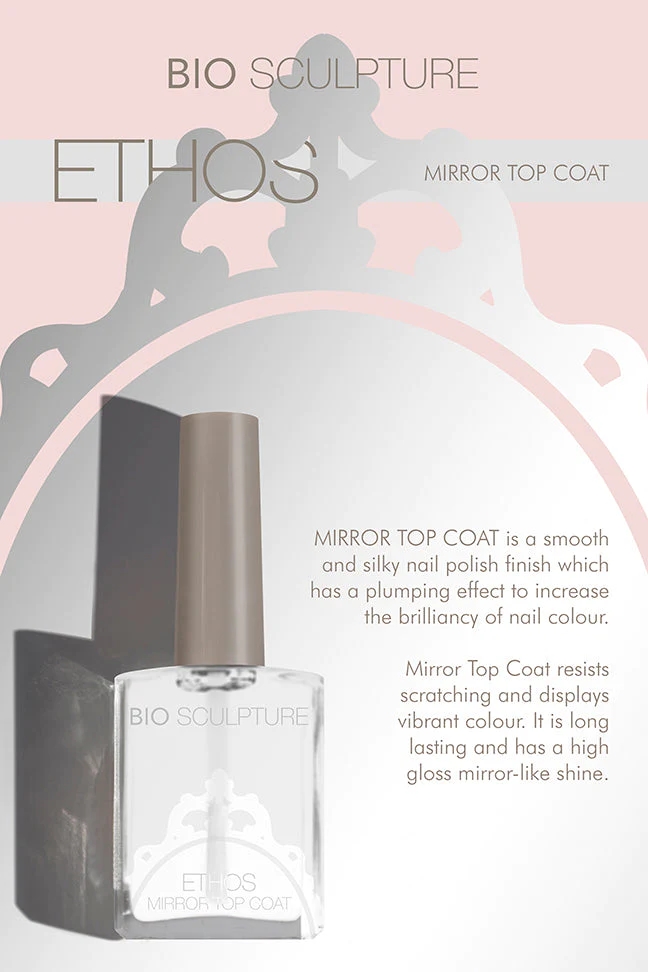 Bio Sculpture, Mirror Top Coat, 14 ml.