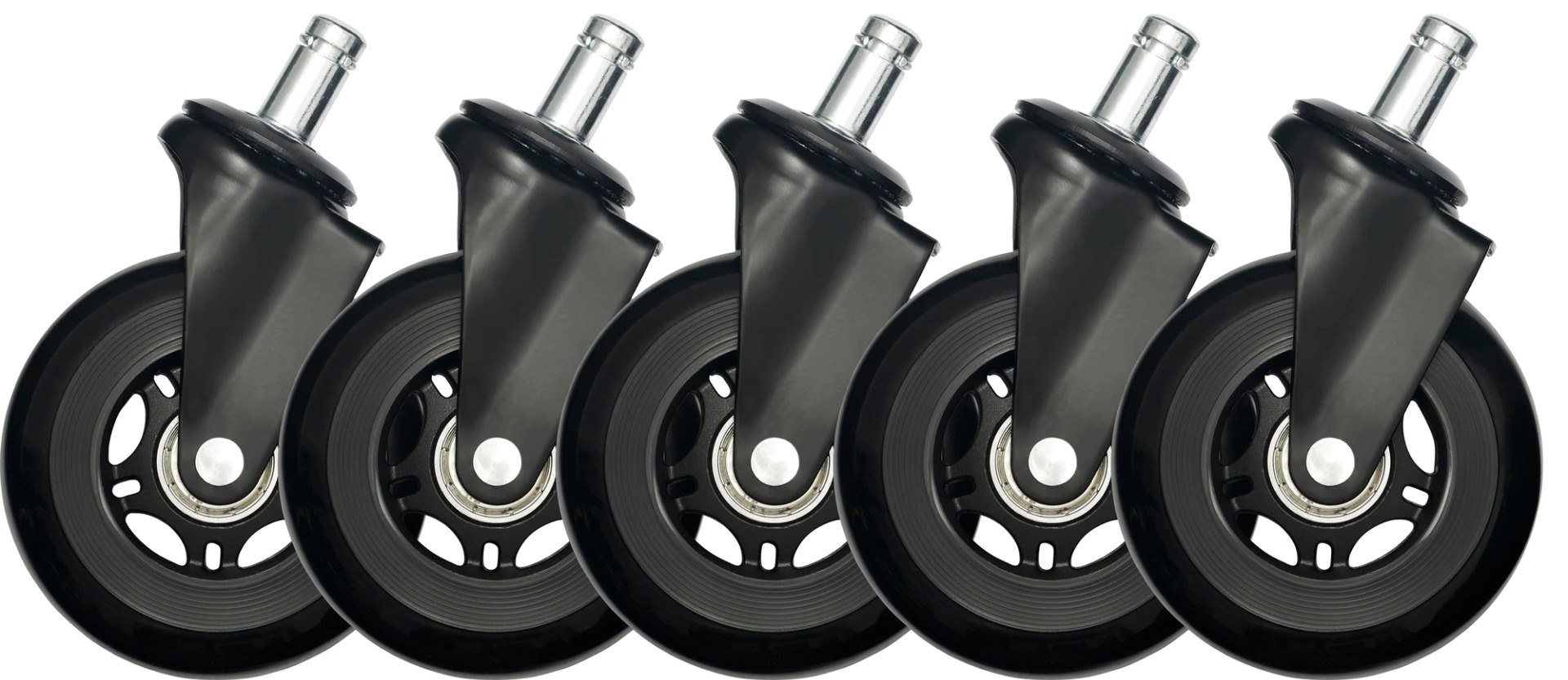 Hjulsæt, inliners, til behandlerstol, 5 stk.