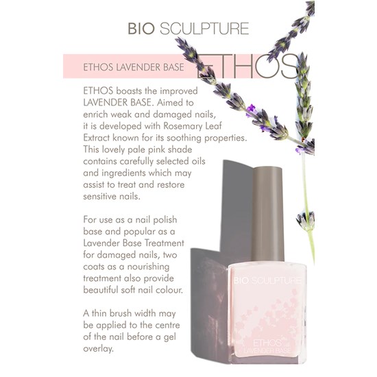 Bio Sculpture, Ethos Lavender Base, 14 ml