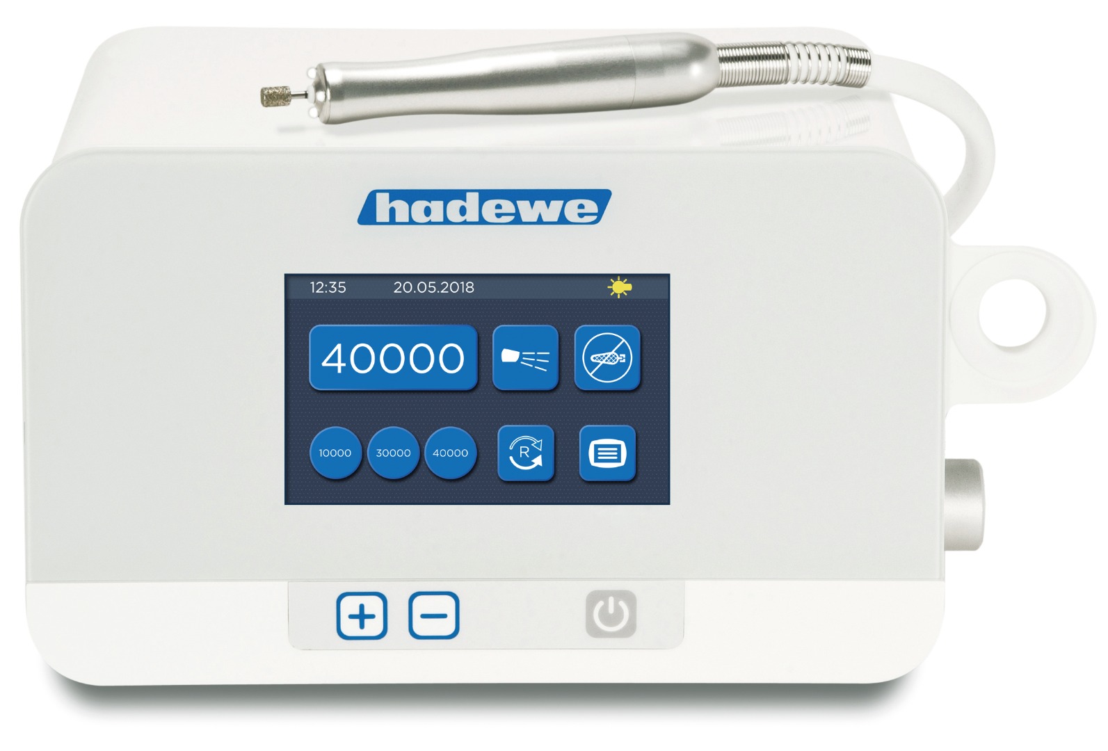 Hadewe, Micromotor, Azuras Chrome, Lys, Spray