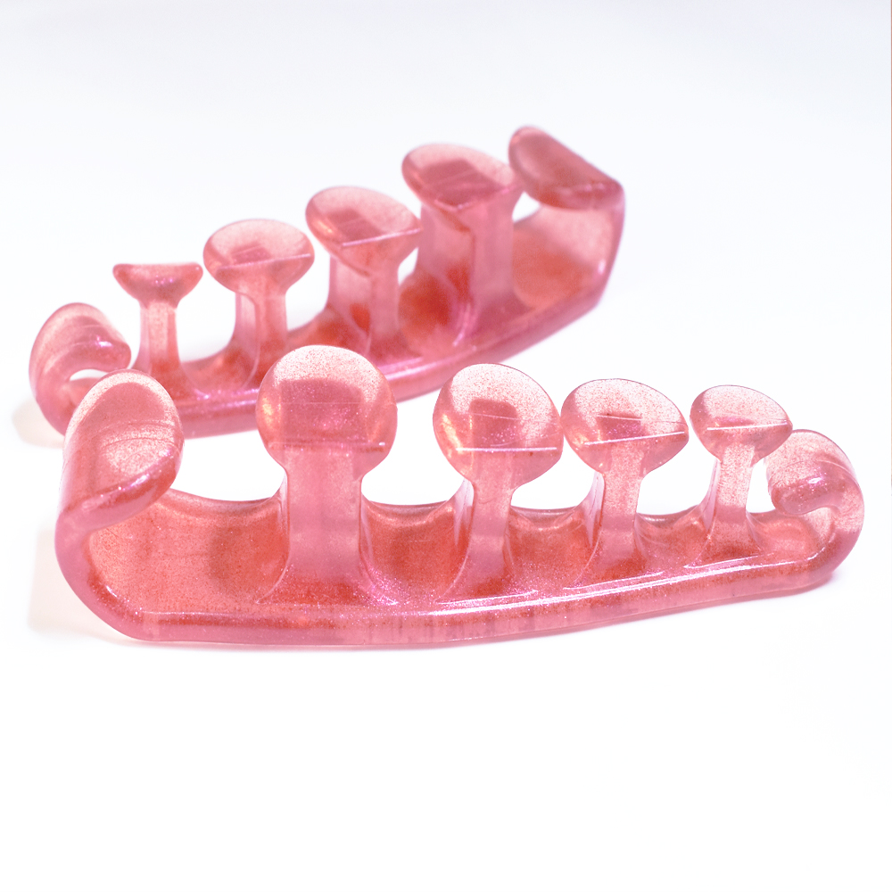 Deramed, Tå adskiller, alle tæer, One size, pink, 1 par