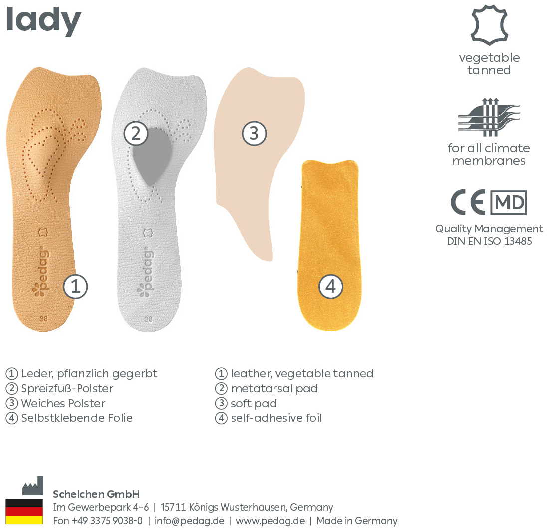 Pedag forfodsindlæg, Lady