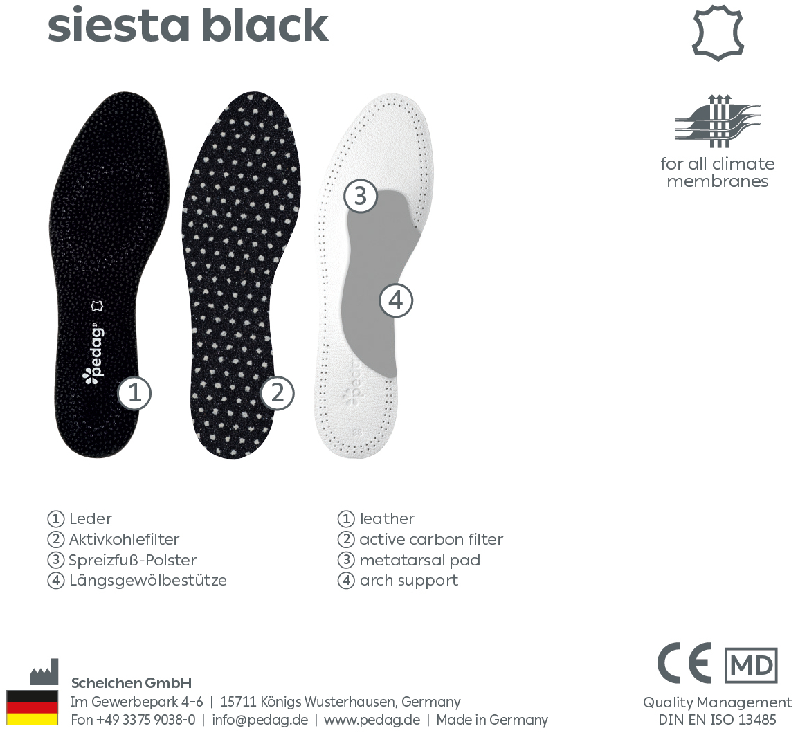 Pedag Fodindlæg, Siesta