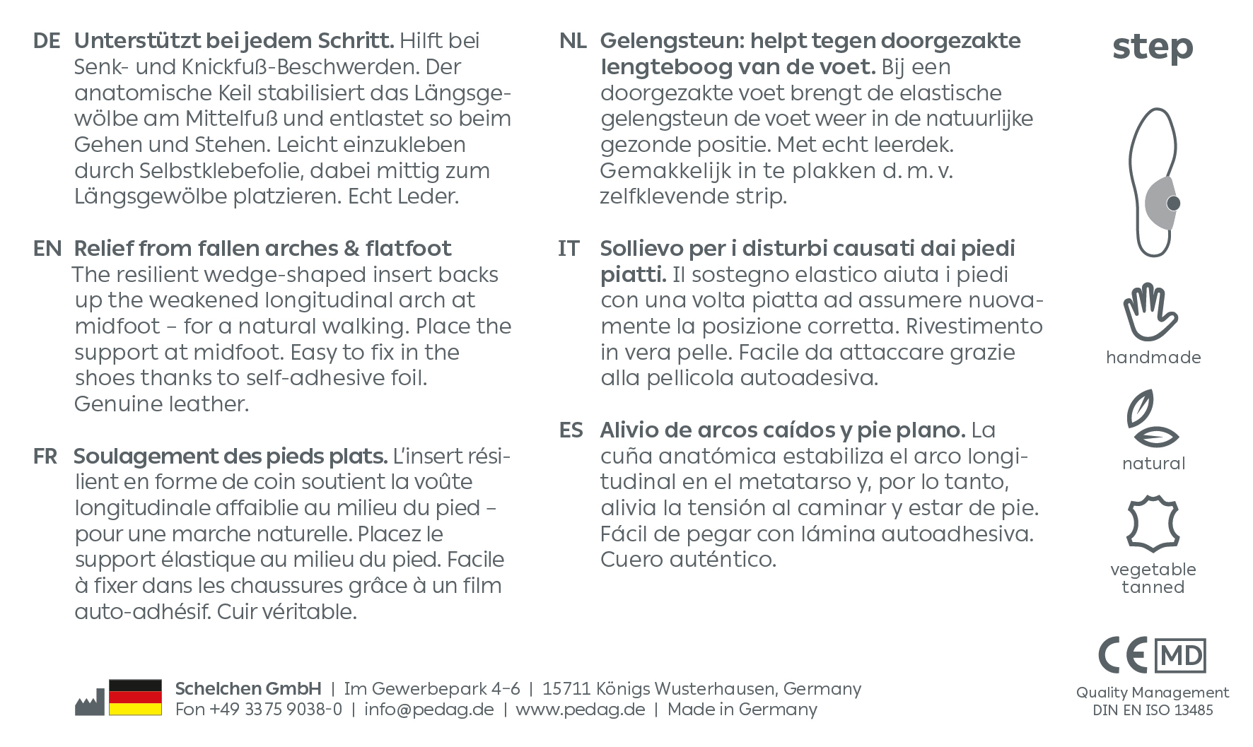 Pedag, Svangindlæg, Step 166