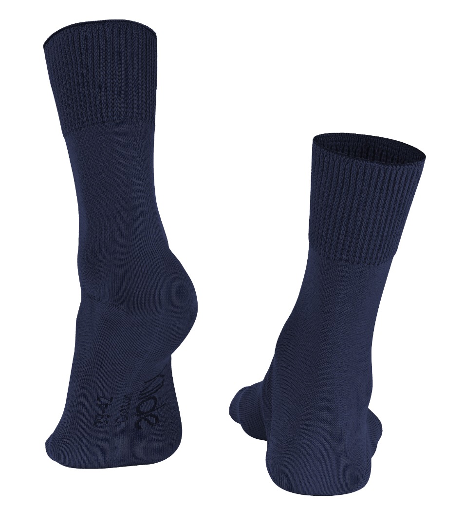 Kilde, Comfort & Diabetes strømper, bomuld, marine blå