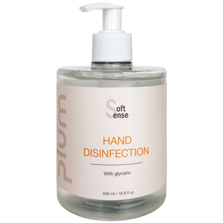 Plum, Soft Sense, Hånddesinfektion gel, 85%, 500 ml.
