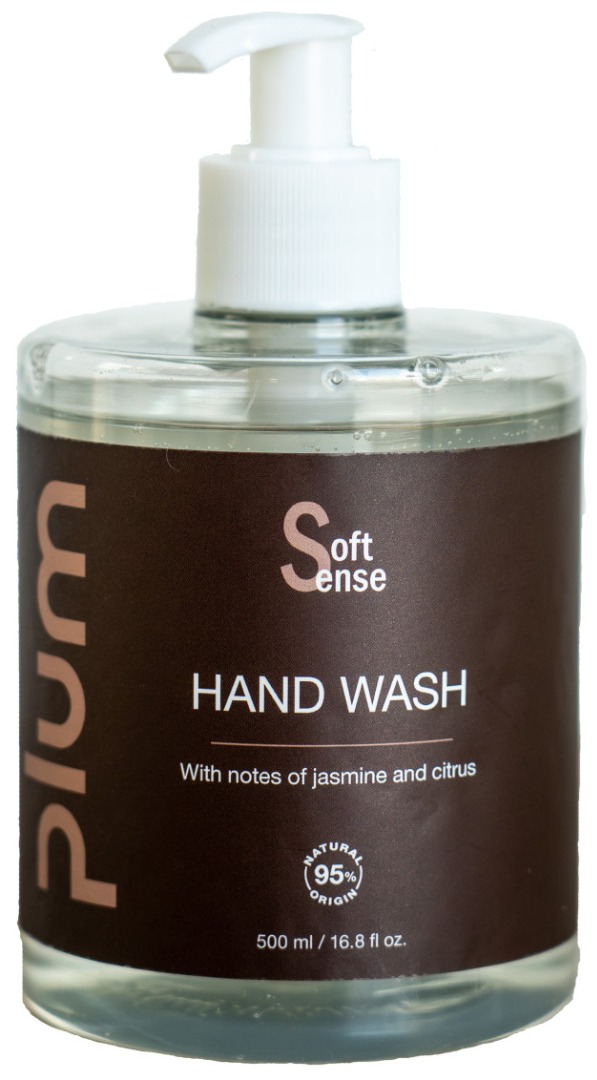 Plum, Soft Sense, Hand Wash, 500 ml.