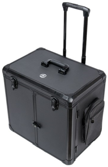 Udebehandlingskuffert, Sort, Trolley