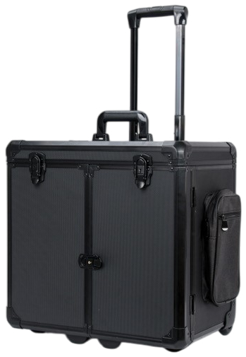 Udebehandlingskuffert, Sort, Trolley