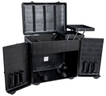 Udebehandlingskuffert, Sort, Trolley