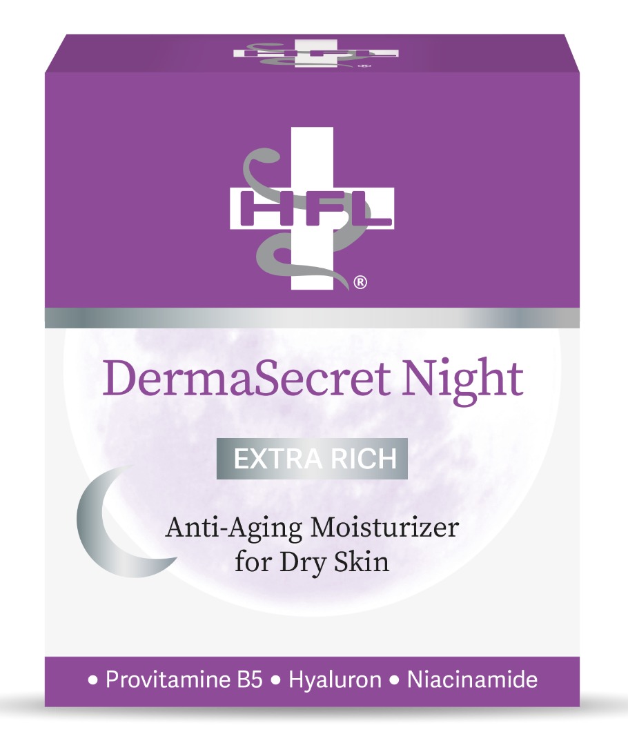 HFL, DermaSecret, Night creme, 50 ml.
