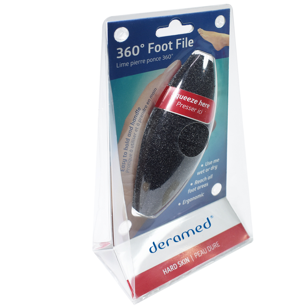 Deramed, 360° fodfil, svamp