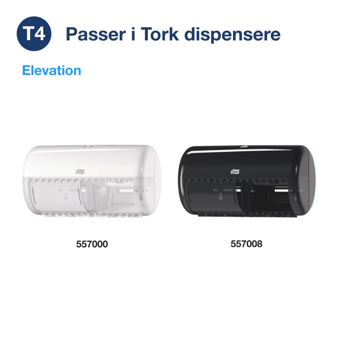 Tork Advanced, T4, Toiletpapir, 2 lag, 24 ruller