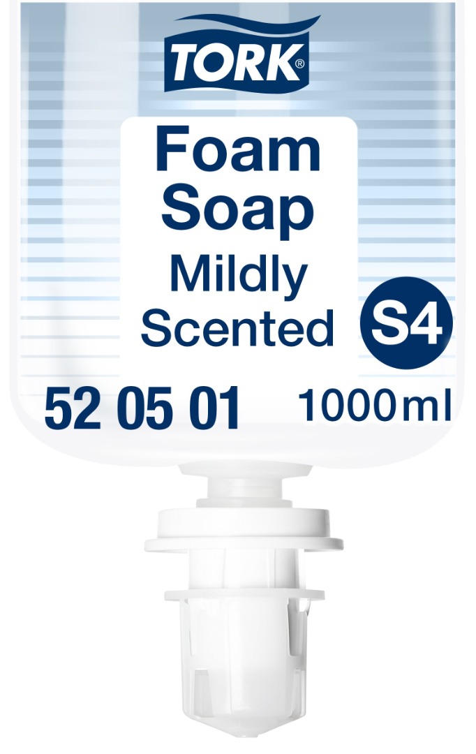Tork Premium, S4, Håndsæbe, skum, Mild duft, 1000 ml.