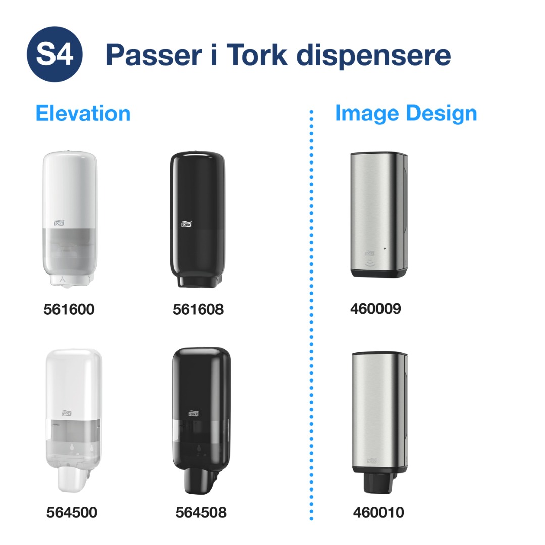 Tork Premium, S4, Håndsæbe, skum, Sensitive, 1000 ml.