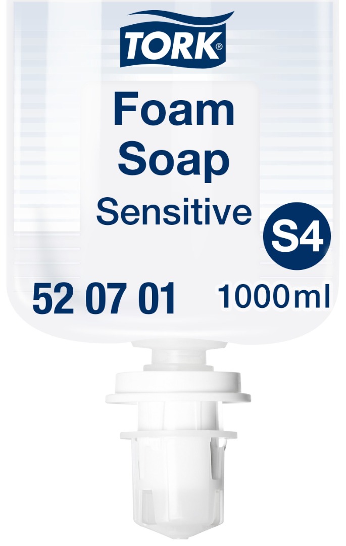 Tork Premium, S4, Håndsæbe, skum, Sensitive, 1000 ml.