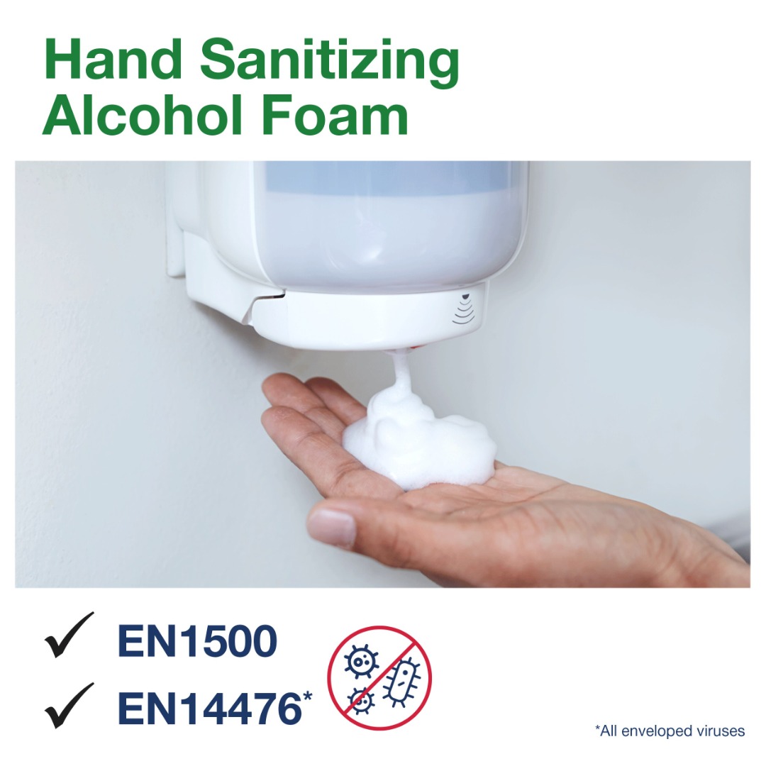 Tork Premium, S4, Hånddesinfektion, skum, 950 ml.