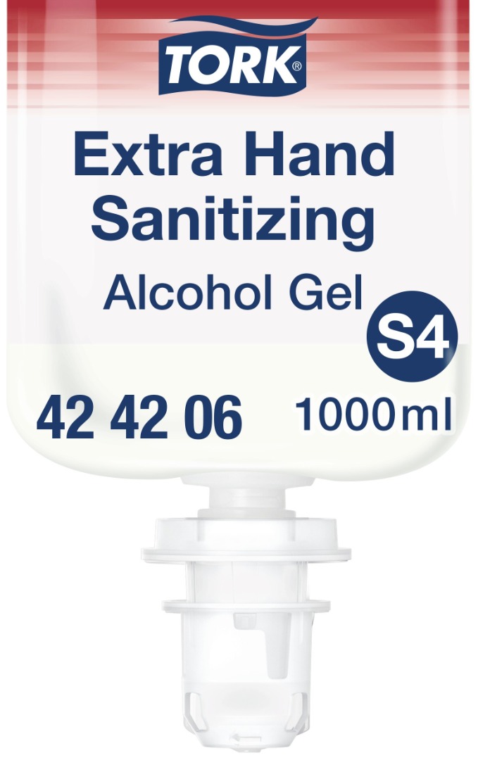 Tork Premium, S4, Hånddesinfektion Gel, 1000 ml.