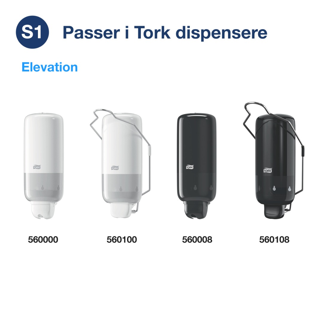 Tork Premium, S1, Håndsæbe, Sensitive, 1000 ml.