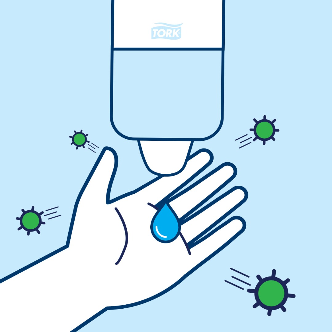 Tork Premium, S1, Hånddesinfektion Gel, 1000 ml.