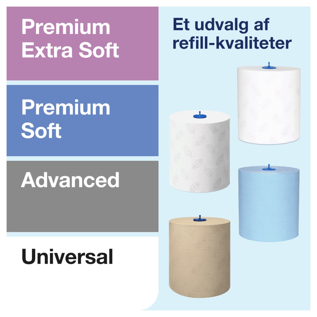 Tork H1, Håndklæderulle Dispenser, Matic, Hvid