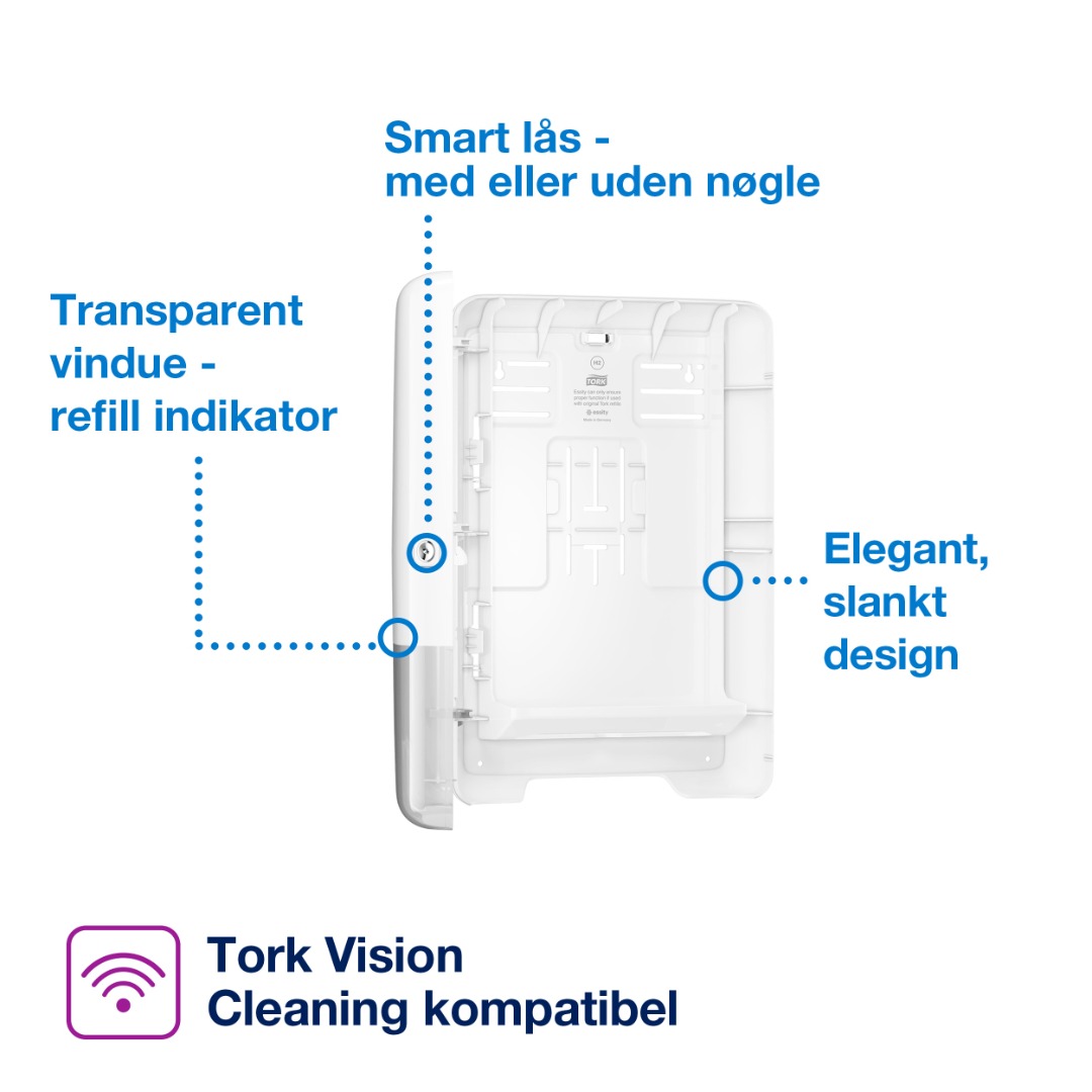 Tork H2, Håndklædeark Dispenser, Xpress