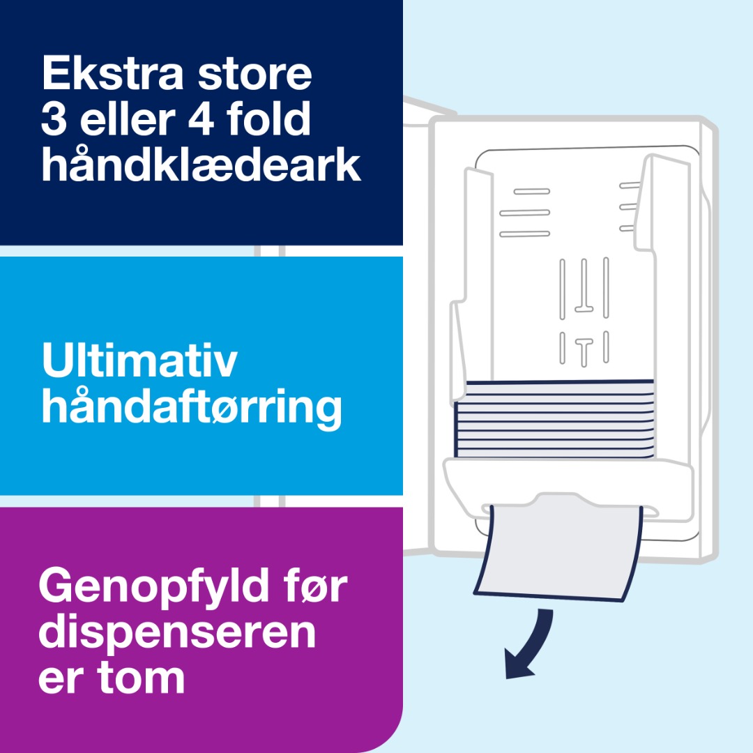 Tork H2, Håndklædeark Dispenser, Xpress