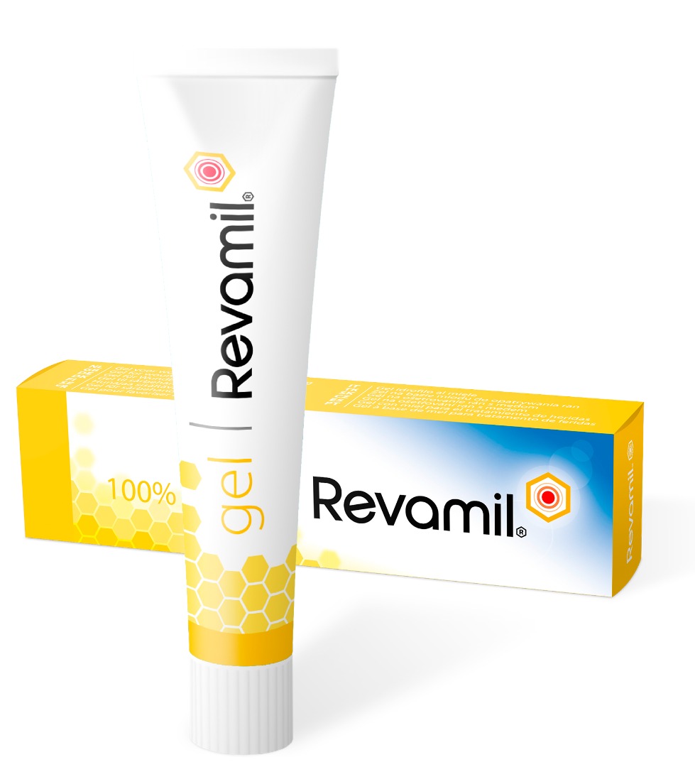 Revamil, Medicinsk Honning, Hydrofil Sårgel, 18 g, steril